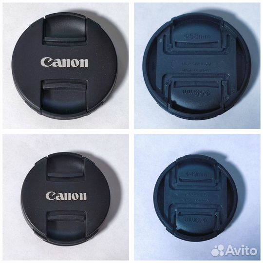 Аксессуары для объективов, Крышки