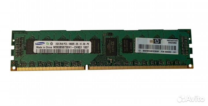 Оперативная память HP M393B5673EH1-CH9Q1 2GB