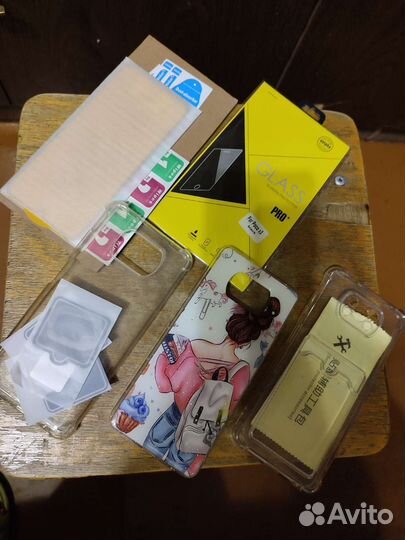 Чехлы и стекла на poco х3 новые