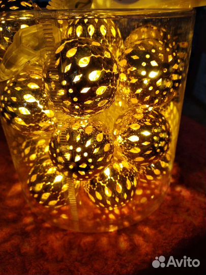 Светильник новый марокканские шары