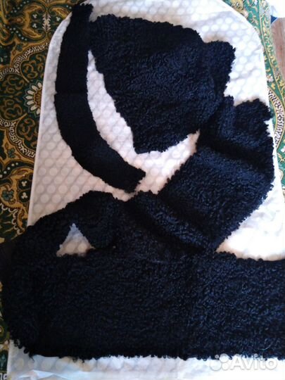 Комплект фрагментов из каракуля