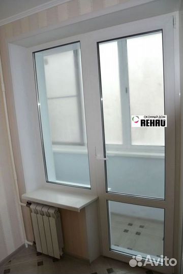 Rehau.Пластиковые окна и двери. Остекление