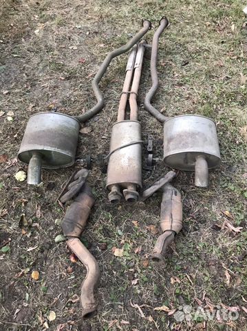 Глушитель BMW X5 E53 M54B30 в сборе