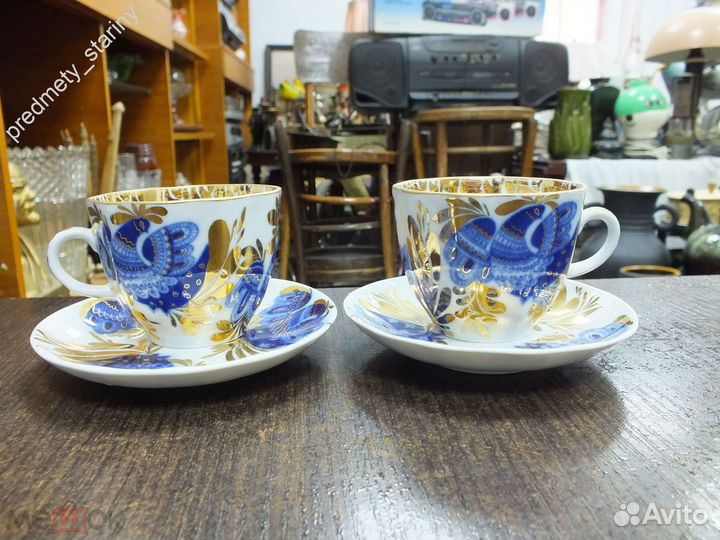 Сервизы и чайные пары эпохи СССР