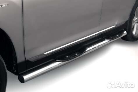 Защита порогов Toyota highlander (2010)