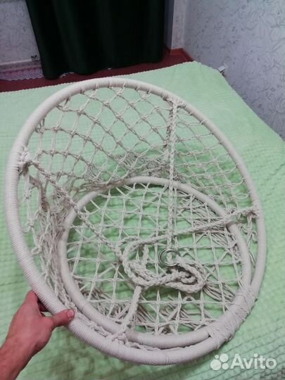 Качеля, подвесное кресло качели плетеное