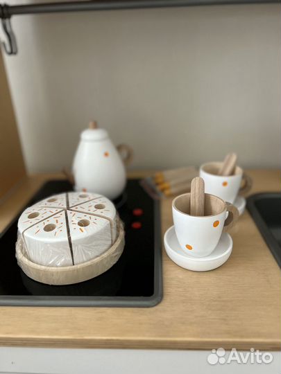 Деревянная посуда игрушечная