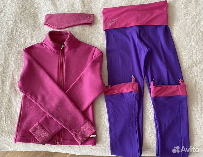 Костюм фигуриста+повязка+Спинер + скакалки