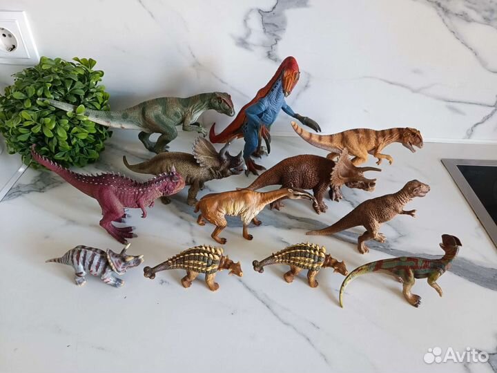 Schleich динозавры пакетом