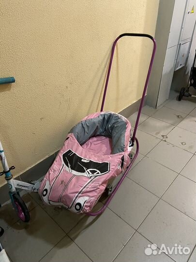 Санки на колесах