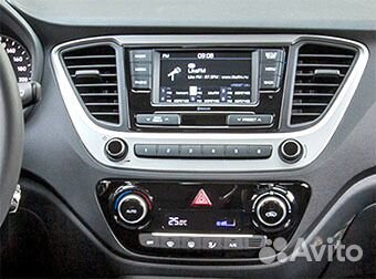 Переходная рамка 2DIN Hyundai Solaris 2