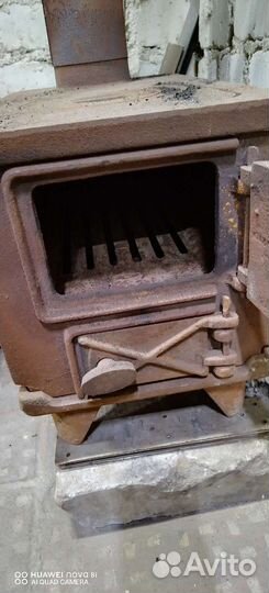 Буржуйка чугунная СССР