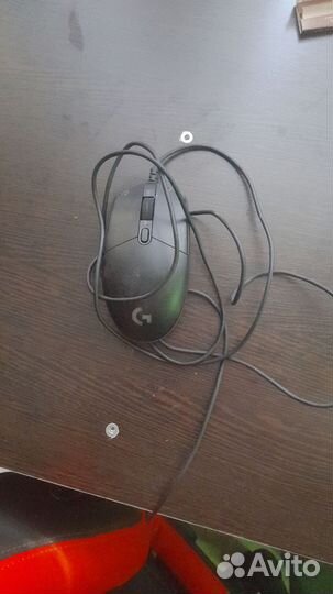 Мышка logitech 102 lightsync