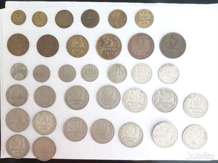 Наборы монет, монеты СССР