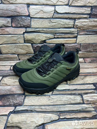 Кроссовки merrell термо без шнурков khaki 41-45