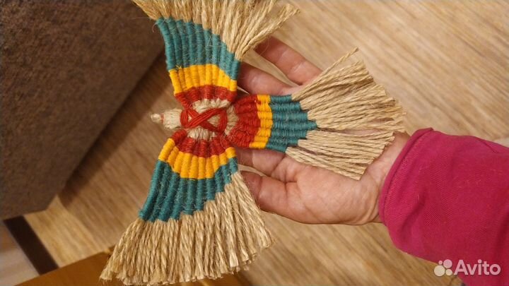 Птица счастья, оберег славянский, кукла Богатушка