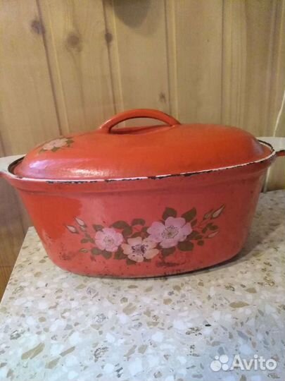 Утятница, гусятница чугунная