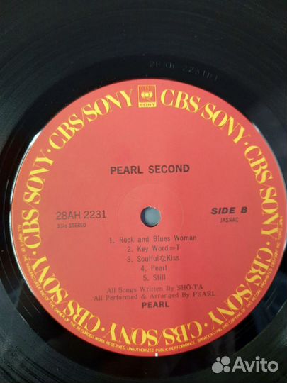 LP Pearl – Second. Japan. Хор.состояние