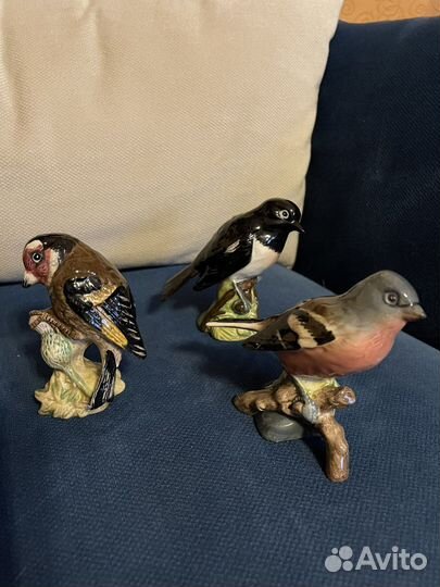 Фарфоровые статуэтки птички. Beswick