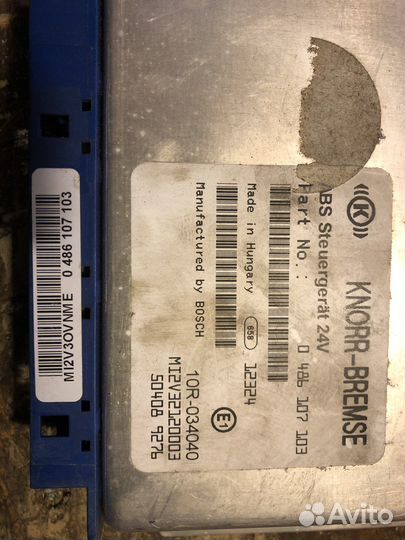 Блок управления wabco ecas24v 4/2 CAN