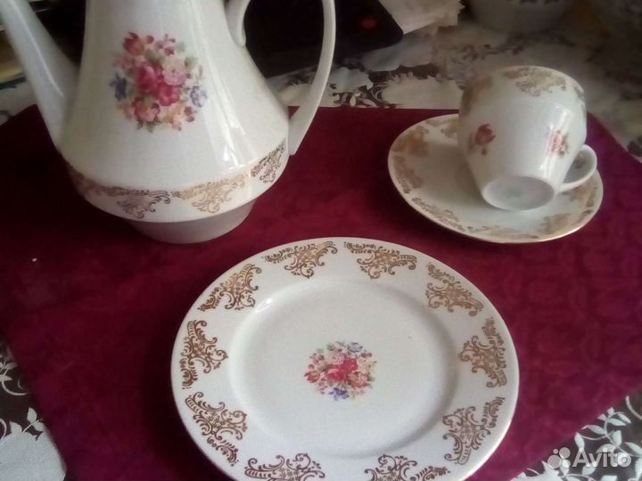 Чайный сервиз чехословакия на 6