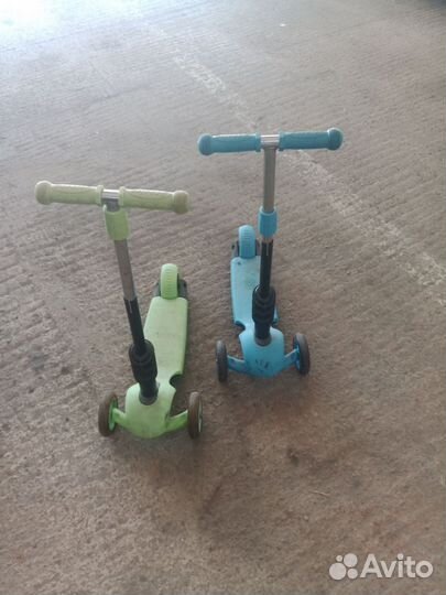 Самокат детский трехколесный бу
