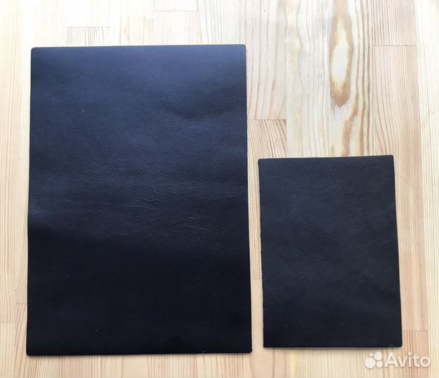 Кожа натуральная черная кожкуски