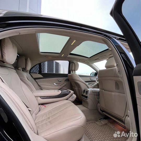 Аренда с водителем мерседес S-class W222