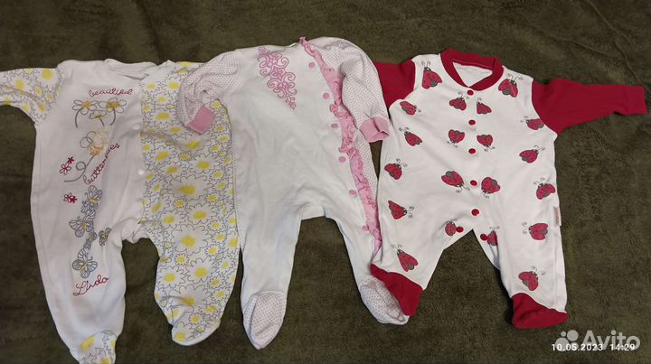 Вещи пакетом на девочку от 0 до 3 месяцев