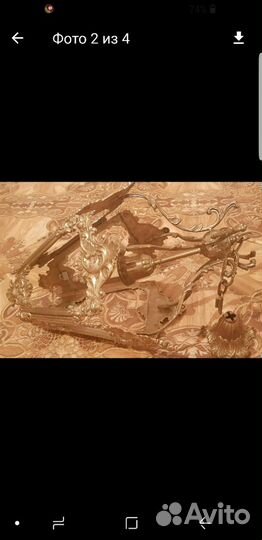 Фонарь бронза люстра