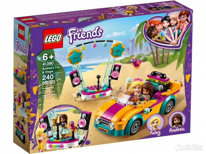 Lego Friends 41390 Машина со сценой Андреа