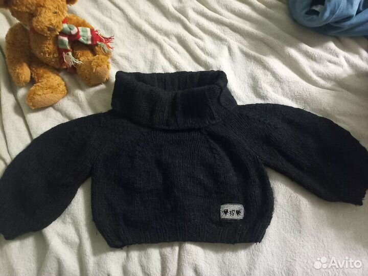 Свитер теплый(укороченный)