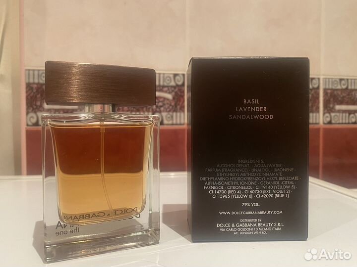 Туалетная вода dolce & gabbana