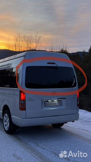 Заднее стекло тойота хайс