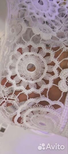 Съёмный воротник Ирландское кружево