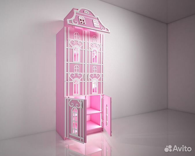 Шкаф домик в детскую голландский. Дом Версаль Ю-17