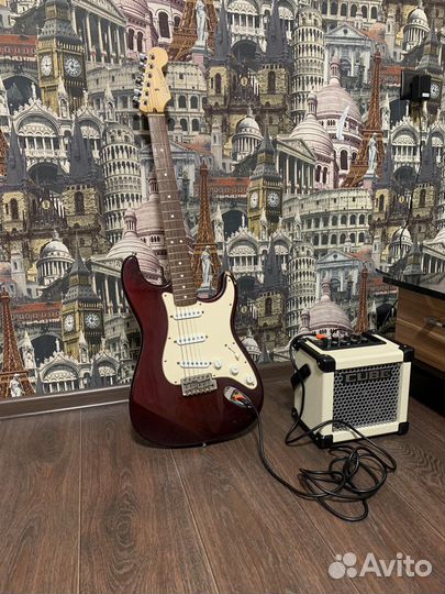 Электрогитара Fender stratocaster made in mexico