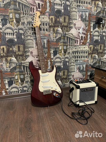 Электрогитара Fender stratocaster made in mexico