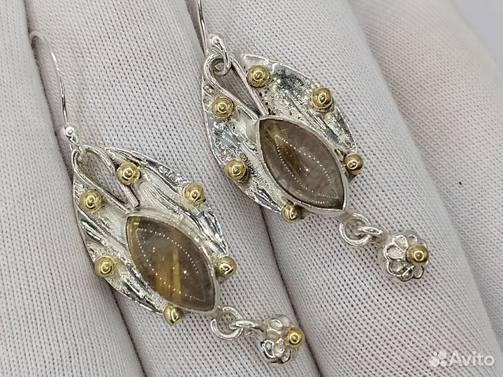 Серьги с волосатиком