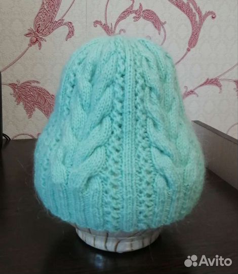 Зимний комплект шапка, варежки и шарф-снуд