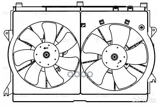 Вентилятор радиатора Toyota Avensis (03)