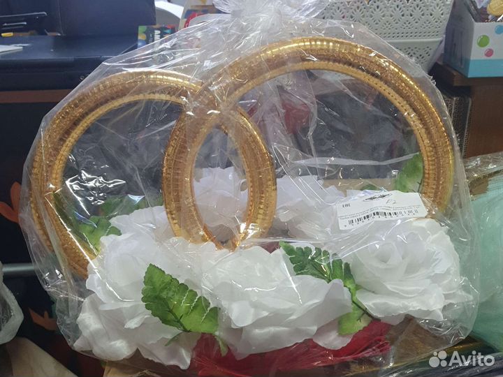 Кольца на машину для свадьбы