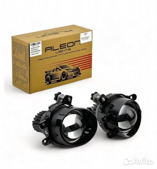 Противотуманная фара LED toyota линза (Компл)