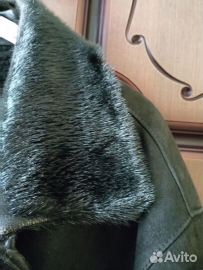 Кожаная дубленка мужская