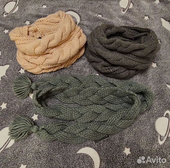 Новые женские снуд и шарф