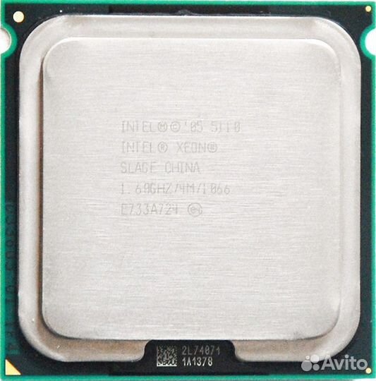 Процессор Intel Xeon 5110 (4M Cache, 1.60 GHz, 10