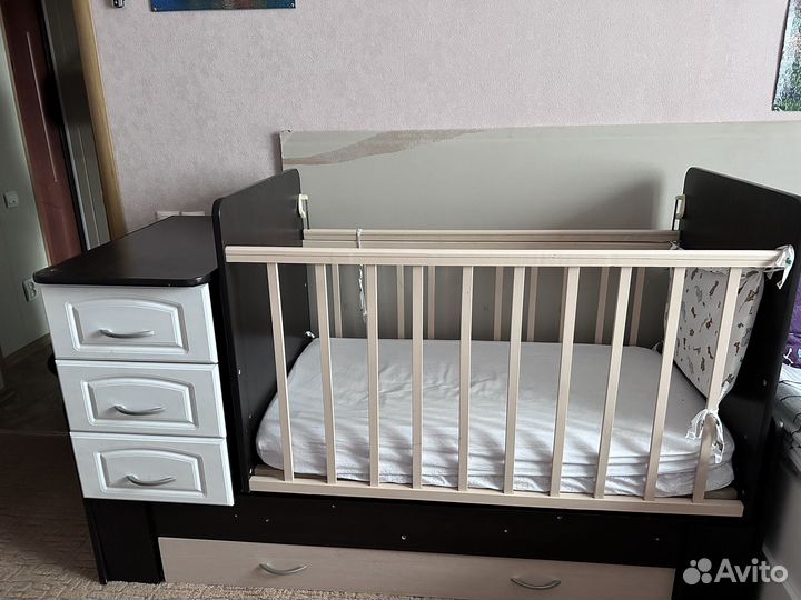 Детская кроватка трансформер