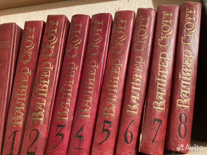 Собрание сочинений Достоевский, Гюго, В. Скотт