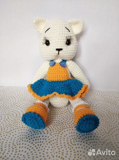 Вязаная игрушка - кошка