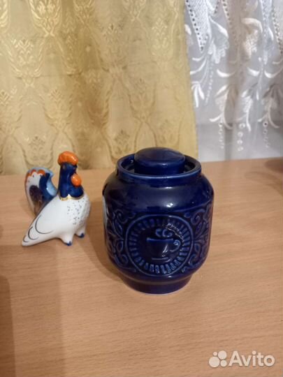 Старинные чайницы cobalt